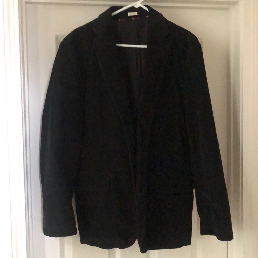 JCrew corduroy black blazer size L - Like new!